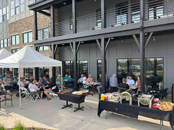 CopperWood at Prairie Trail senior living community offering assisted living and memory care in Ankeny, IA, community event
