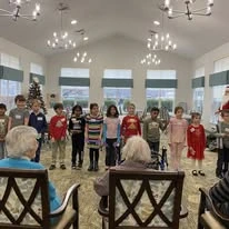kids concert at The Highlands Gracious Retirement Living Hawthorn Senior Independent Living in Westborough, Massachusetts