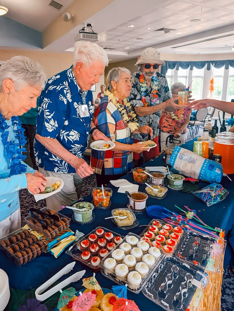 The Knolls Of Oxford celebration with treats