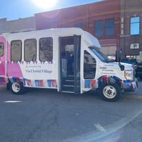 transportation bus at Ascension Living Via Christi Village Manhattan Senior Living in Manhattan, Kansas