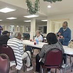 Shads Landing Gracious Retirement Living Hawthorn Senior Independent Living in Charlotte, North Carolina residents socializing