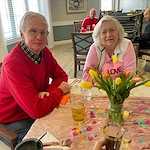 Dublin Glenn Memory Care in Ohio smiling residents