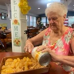Southern Pines Gracious Retirement Living Hawthorn Senior Independent Living in Southern Pines, North Carolina resident baking
