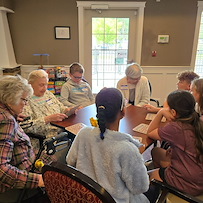 Charter Senior Living of Davison residents enjoy visitors