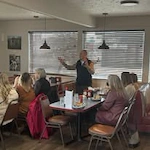 Avamere at South Hill senior living community offering assisted living and respite care in Spokane, WA, residents dining out at a restaurant