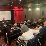 The Palms At La Quinta Gracious Retirement Living Hawthorn Senior Independent Living in La Quinta, California residents in the movie theater