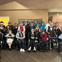 Aberdeen Crossings by New Perspective in Highland Heights, OH, residents dressed up for a fun community celebration