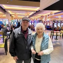 Cascadia Village Senior Living by Cogir in Sandy, Oregon residents at the casino