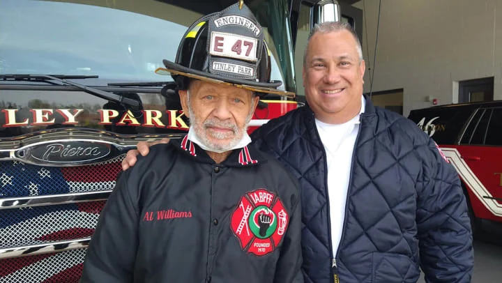 Porter Place Resident Remembers His Firefighting Days at Chicago Fire Department