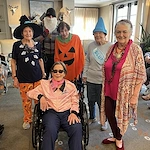 Residents in Halloween Costumes