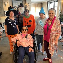 Residents in Halloween Costumes