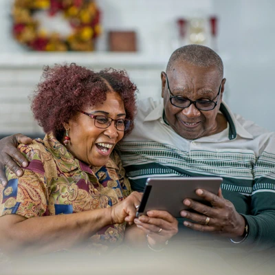 Stay Connected, Safe, and Independent | Senior Couple on Tablet