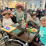 The Village at Keizer Ridge Assisted Living and Memory Care residents enjoy a fun celebration