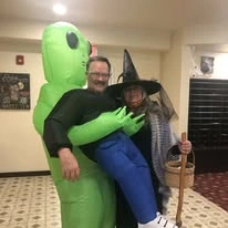 Linwood Estates Gracious Retirement Living Hawthorn Senior Independent Living in Lawrenceville, Georgia residents dressed up for Halloween