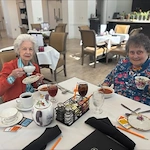 The Blake at Kingsport residents enjoyed a Taste of England