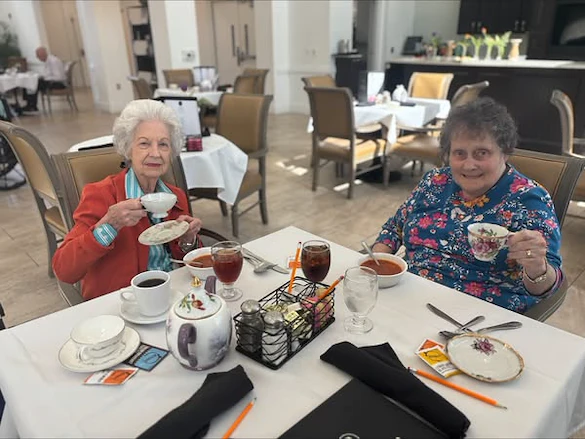 The Blake at Kingsport residents enjoyed a Taste of England