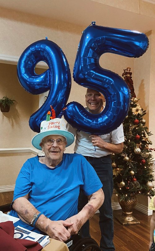 celebrating 95th bday