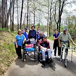 Charter Senior Living of Columbia residents on an off-site trip