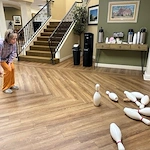 Brookdale Franklin Independent Living in Franklin, TN, resident activity - bowling