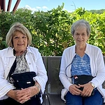 Astral at Auburn, senior living community offering independent living, assisted living, and memory care in Auburn, IN, happy residents on an off-site trip