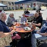 Avamere at Park Place Assisted Senior Living in Tigard, Oregon, residents enjoying the outdoors