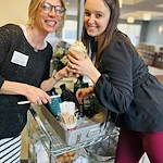 Coffee Cart day for the staff