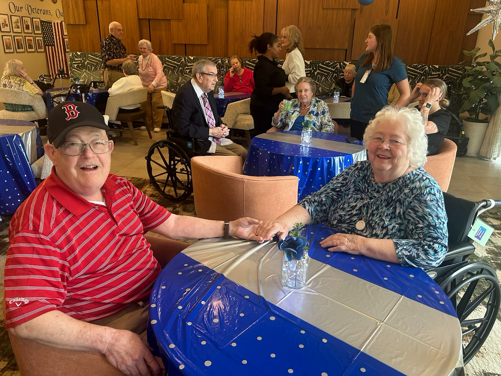 The Barclay at Charlottesville residents have fun at a special prom celebration
