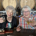 "Visiting" France as a part of Verena at Leander's "Touring the World" event