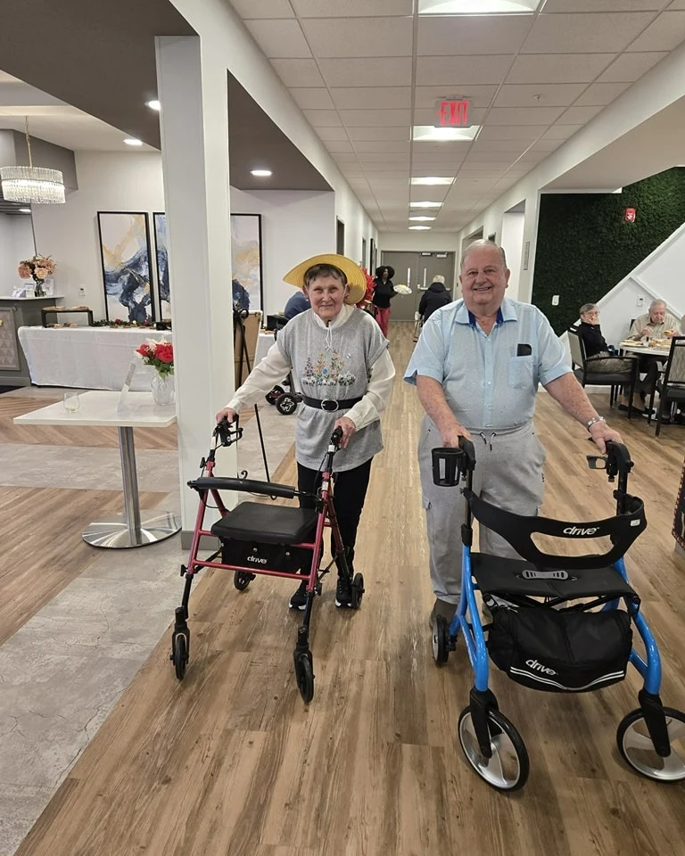 Astral at Franklin, senior living community offering independent living, assisted living, and memory care in Franklin, IN, smiling residents
