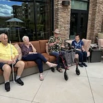 Ovation Sienna Hills Senior Living in Washington, Utah residents socializing