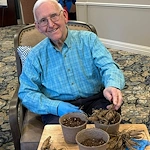 Charter Senior Living of Danvers resident enjoying activity
