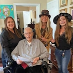 Montclair Park Assisted and Independent Senior Living in Shreveport, LA resident with staff members