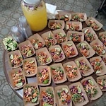 Wilshire Estates Gracious Retirement Living, independent living in Silver Spring, MD, food setup for a community event