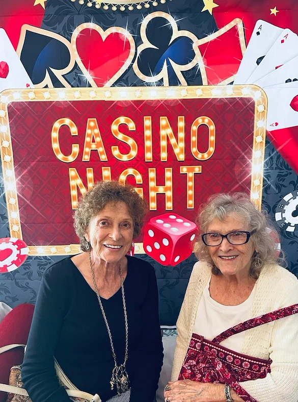 Hidden Lakes Senior Living Community Vero Beach, FL, fun event for residents - Casino Night