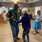 The Palms At La Quinta Gracious Retirement Living Hawthorn Senior Independent Living in La Quinta, California residents dancing