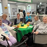 The Blake at Kingsport residents enjoying a Masters party