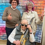 Pathfinder Senior Living in Fremont, NE, fun resident photoshoot during themed event