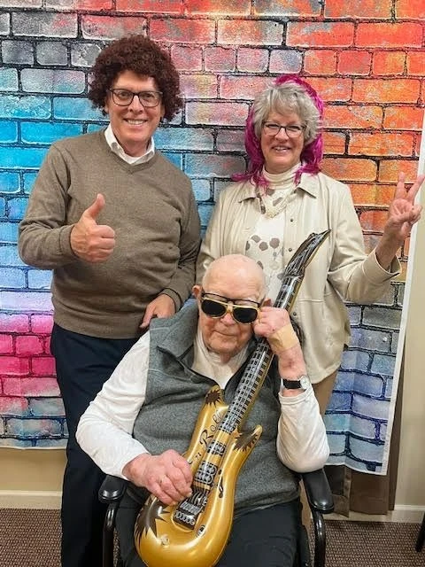 Pathfinder Senior Living in Fremont, NE, fun resident photoshoot during themed event