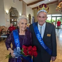 prom king and queen at The Peaks At Santa Rita Active Retirement Living Hawthorn Senior Independent Living in Green Valley, Arizona
