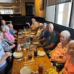 Cypress Springs Gracious Retirement Living Hawthorn Senior Independent Living in Lakewood Ranch, Florida residents at a restaurant