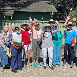 Covenant Living at the Samarkand in Santa Barbara, CA, residents on an off-site trip