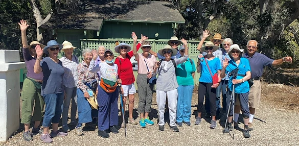 Covenant Living at the Samarkand in Santa Barbara, CA, residents on an off-site trip