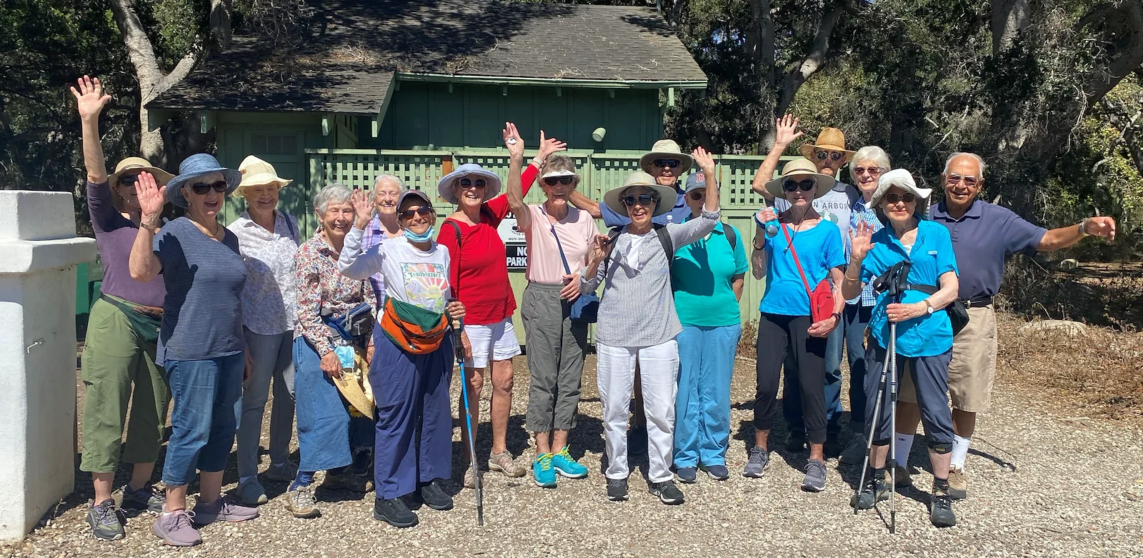 Covenant Living at the Samarkand in Santa Barbara, CA, residents on an off-site trip