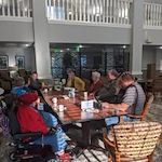 Suzanne Elise Assisted Senior Living in Seaside, Oregon residents socializing