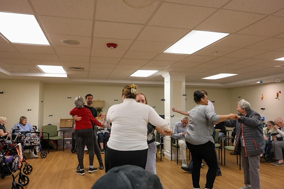 Dancing at the Parc.