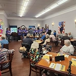 Charter Senior Living of Bowling Green residents enjoy a special performance