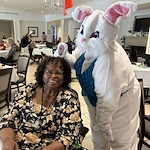 The Blake at Carnes Crossroads residents celebrating Easter