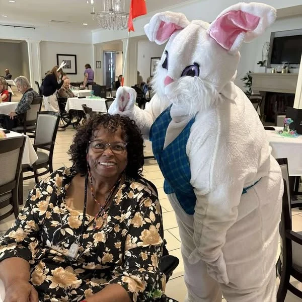The Blake at Carnes Crossroads residents celebrating Easter