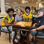 playing with football youth