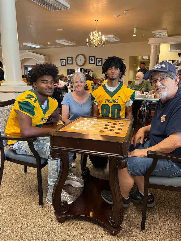 playing with football youth